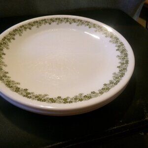 5 vintage Corelle 9 inch plates.